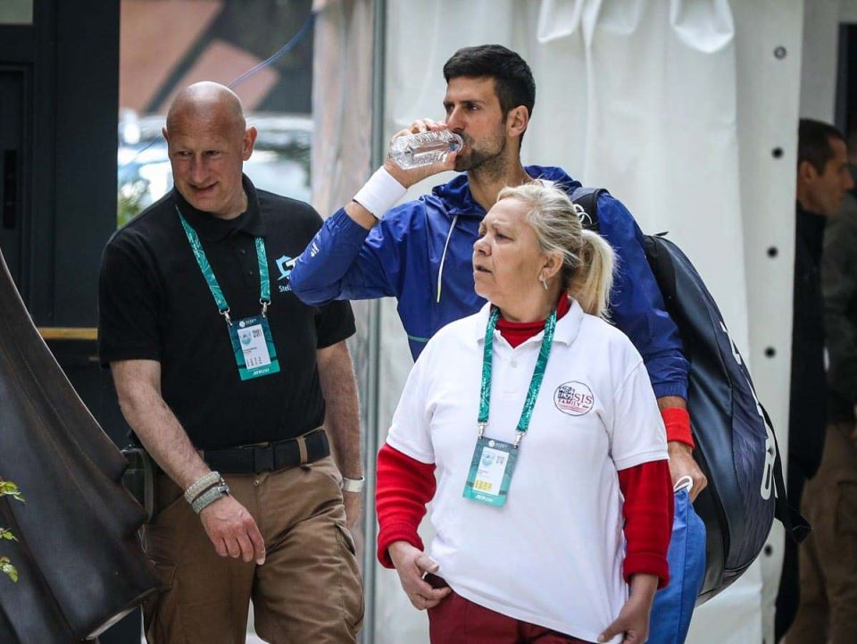 Novak Đoković trening u Beogradu sa Dominik Timom