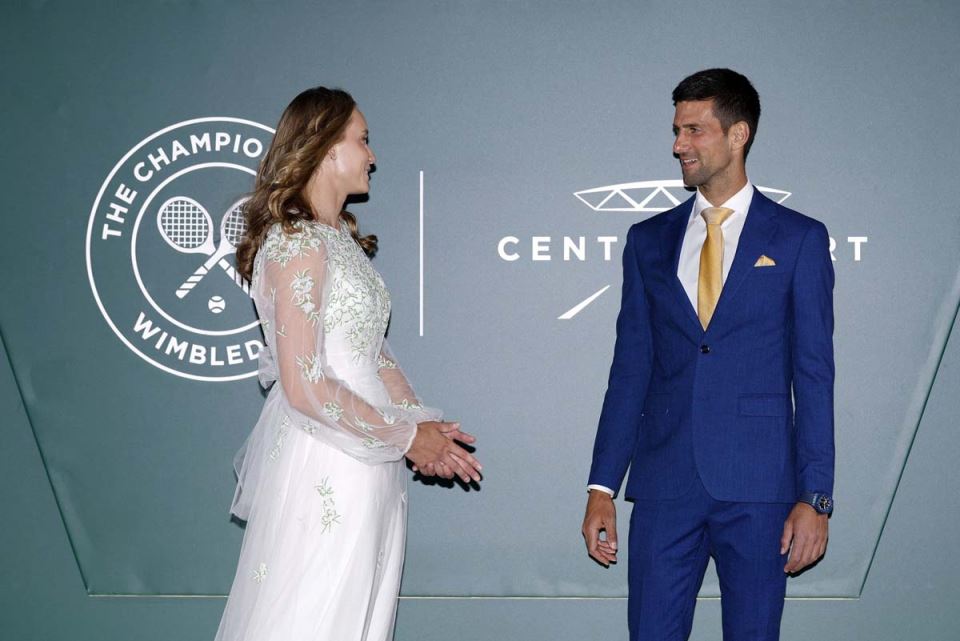 Novak Djokovic, Ribakina, Jelena Djokovic (1).jpg