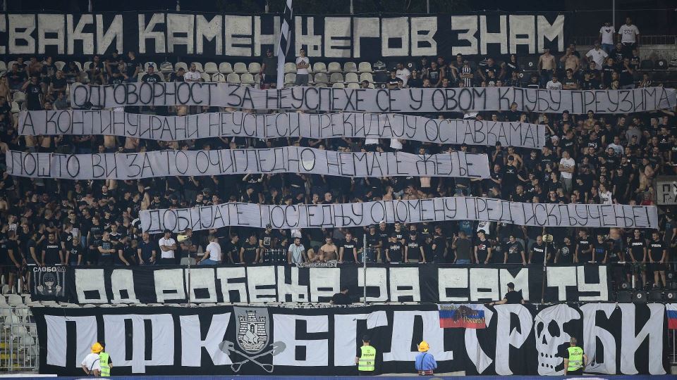 Grobari transparent Partizan TSC