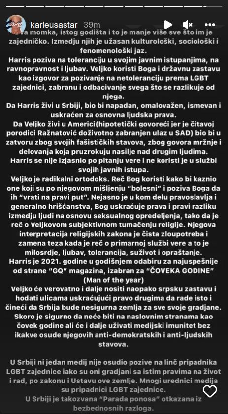 Jelena Karleuša siprozivala Veljka Ražnatovića