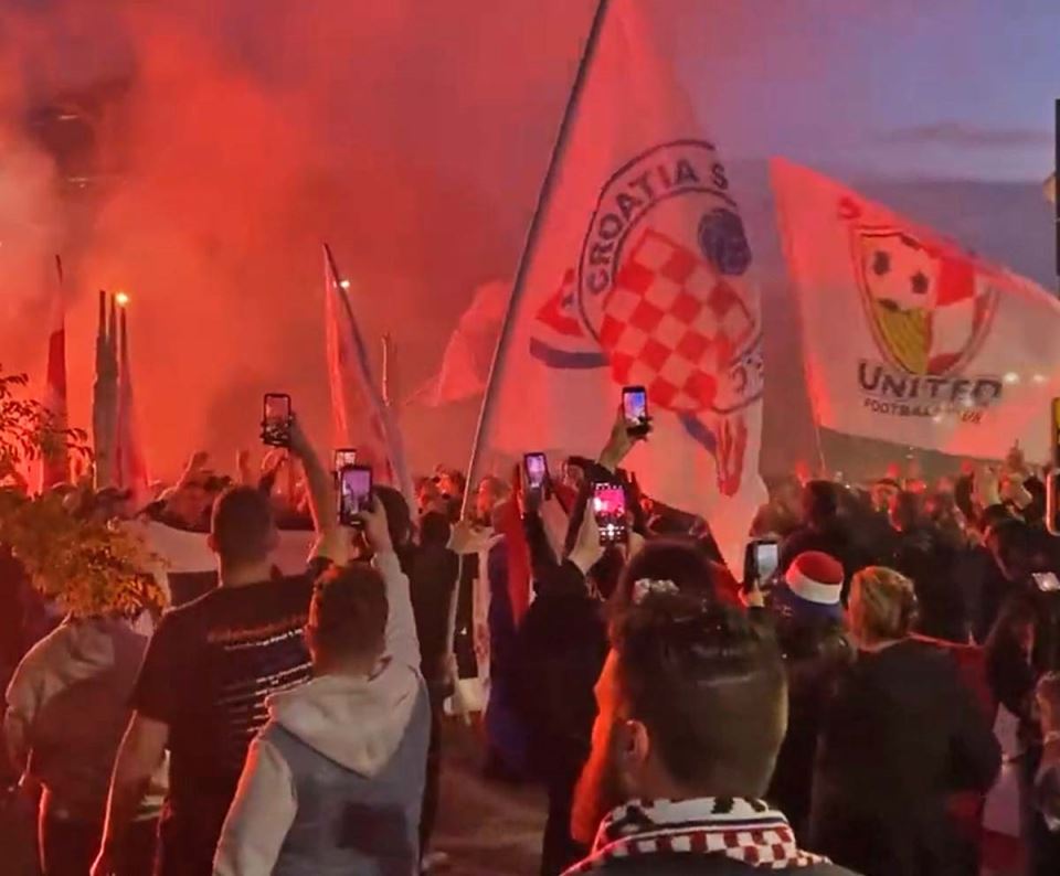 Ustaški simboli na finalu kupa Australije