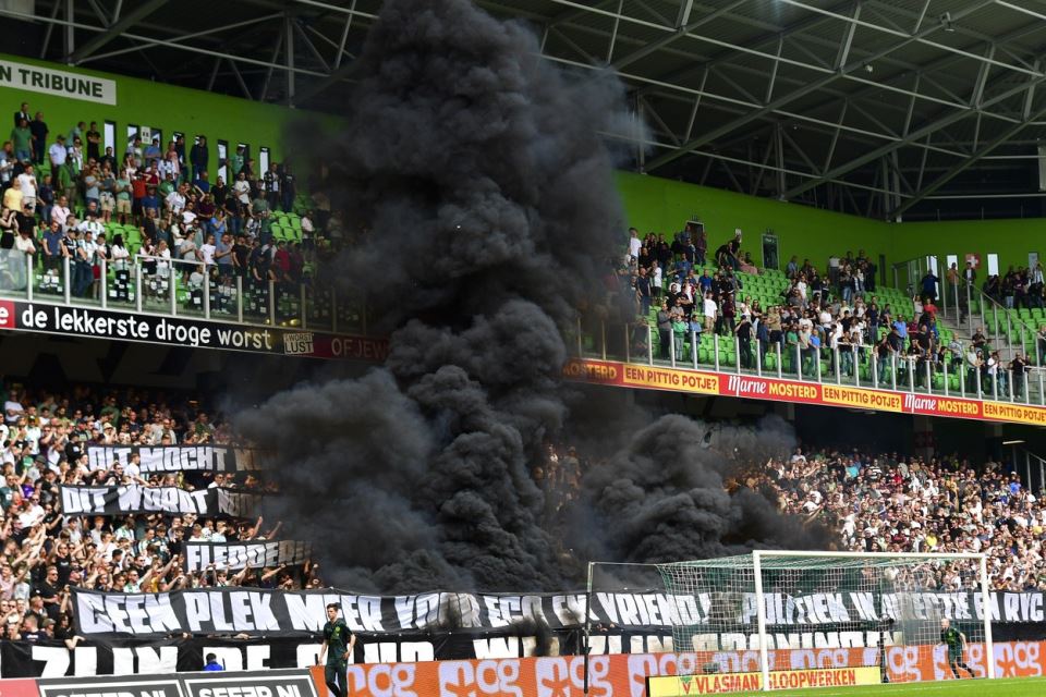 Ajaks Groningen neredi na tribinama