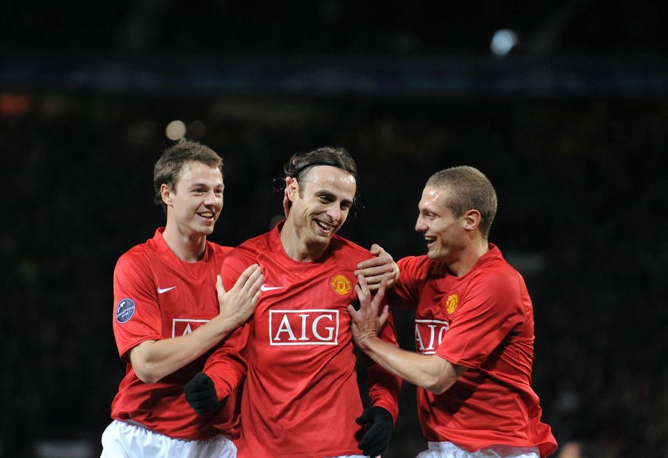 Nemanja Vidić Džoni Evans Dimitar Berbatov