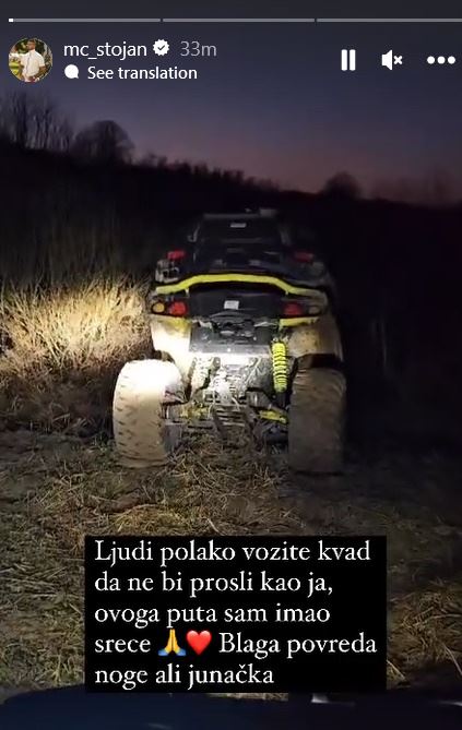 Mc Stojan prevrnuti kvad