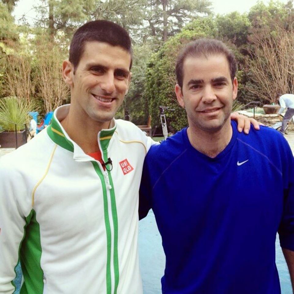 Pit Sampras Novak Đoković