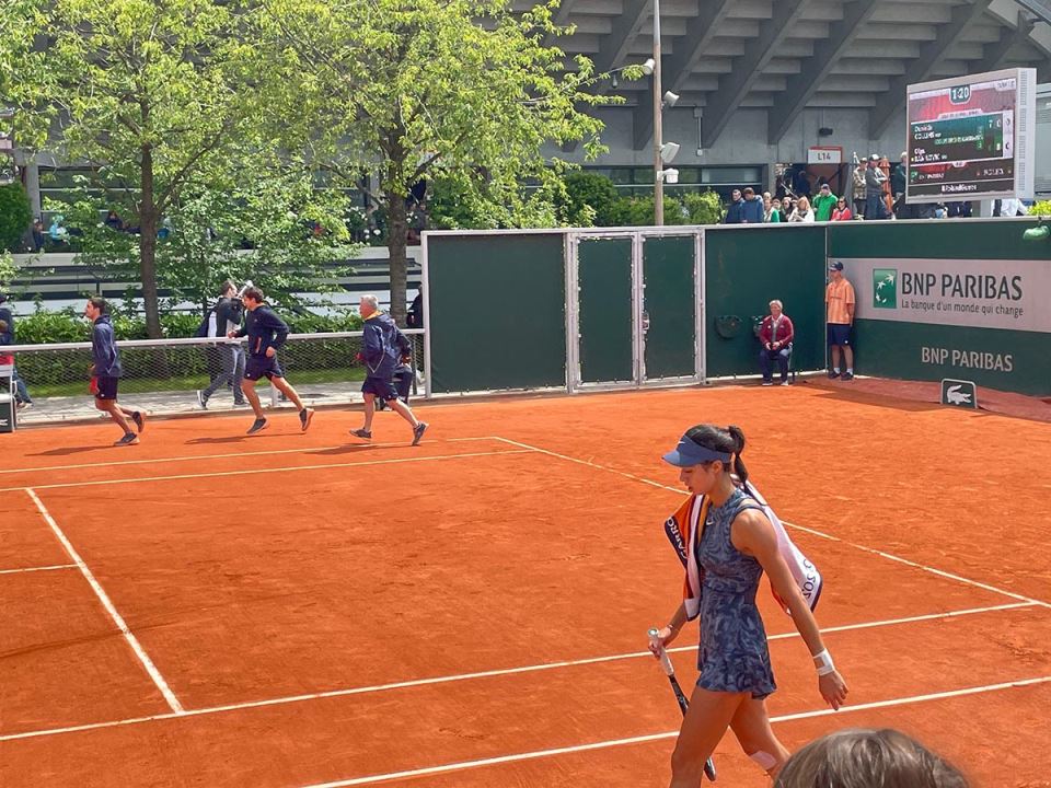 Olga Danilović konferencija posle pobede na Rolan Garosu protiv Kolins