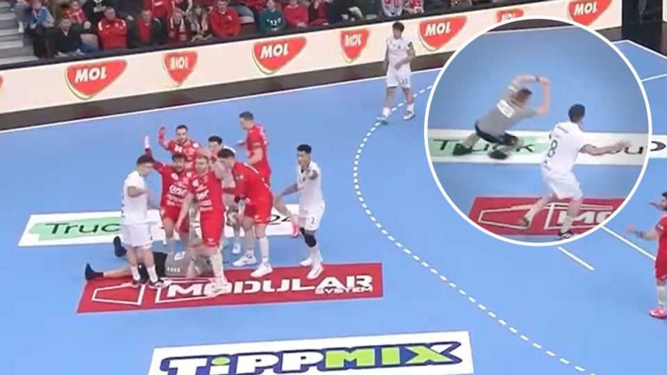 Sudija pada na meču Lige šampiona