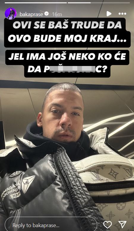Baka Prase psuje na Instagramu nakon vesti o porezu