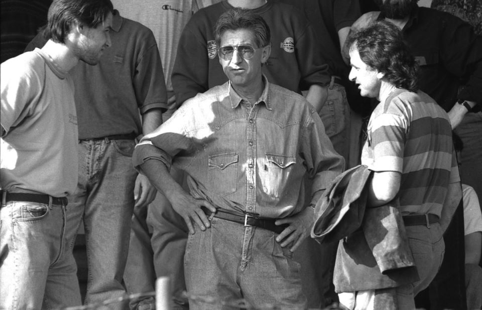 Ljubiša Samardžić na utakmici OFK Beograda