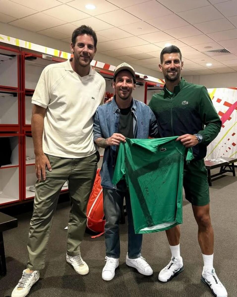 Huan Martin Del Potro, Novak Đoković i Leo Mesi