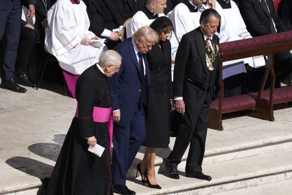 Sahrana pape Franje Donald Tramp