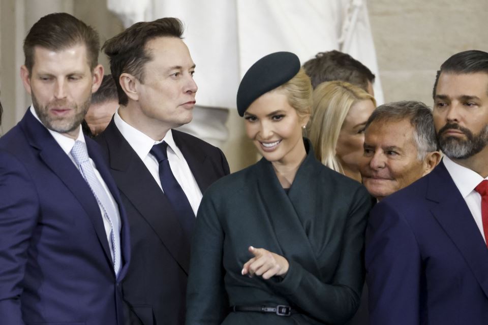 Ivanka Tramp na inauguraciji Donalda Trampa