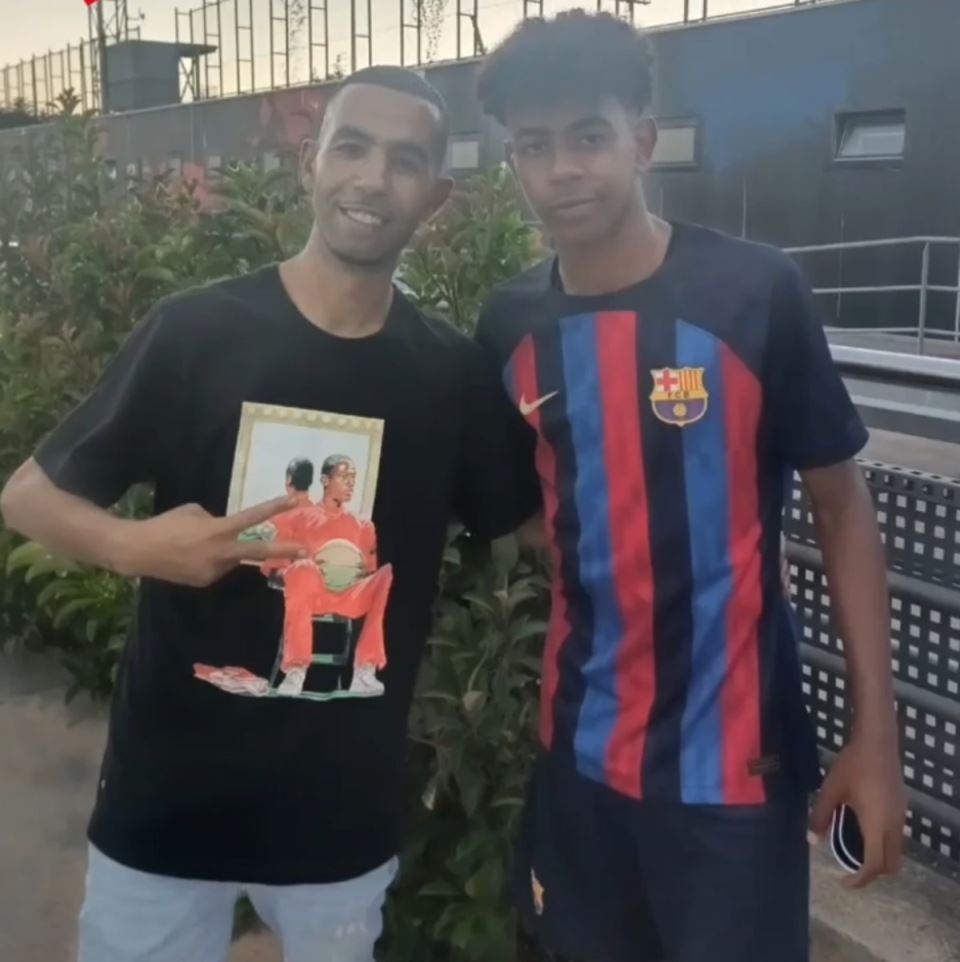 Lamin Jamal i otac Munir Nasraui