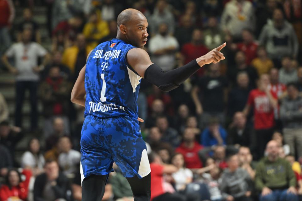 Košarkaš Budućnosti Rašid Sulejmon.