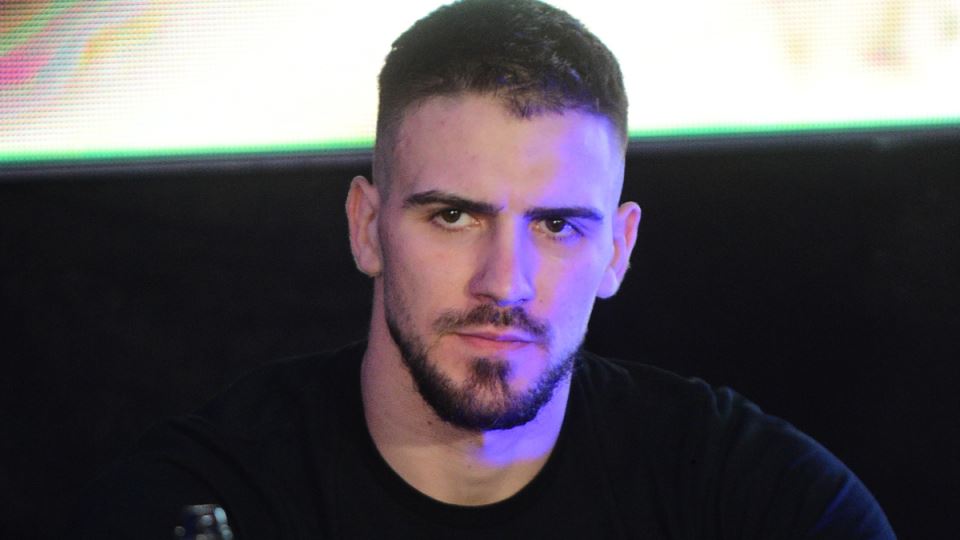 Marko Bojković MMA borac na konferenciji za novinare
