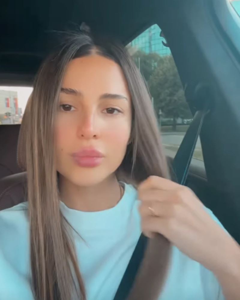 Anastasija Ražnatović posle frizera u Bg