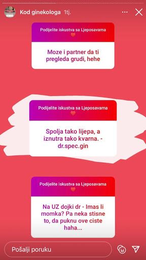 Iskustva sa ginekološkog pregleda