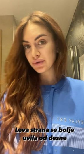 Ena Luna isprobala uvijanje kose kaišem bade mantila.