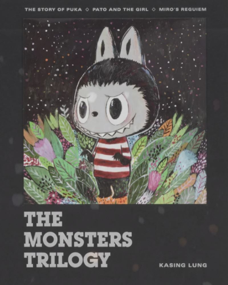 Labubu igračka knjiga The monster trilogy