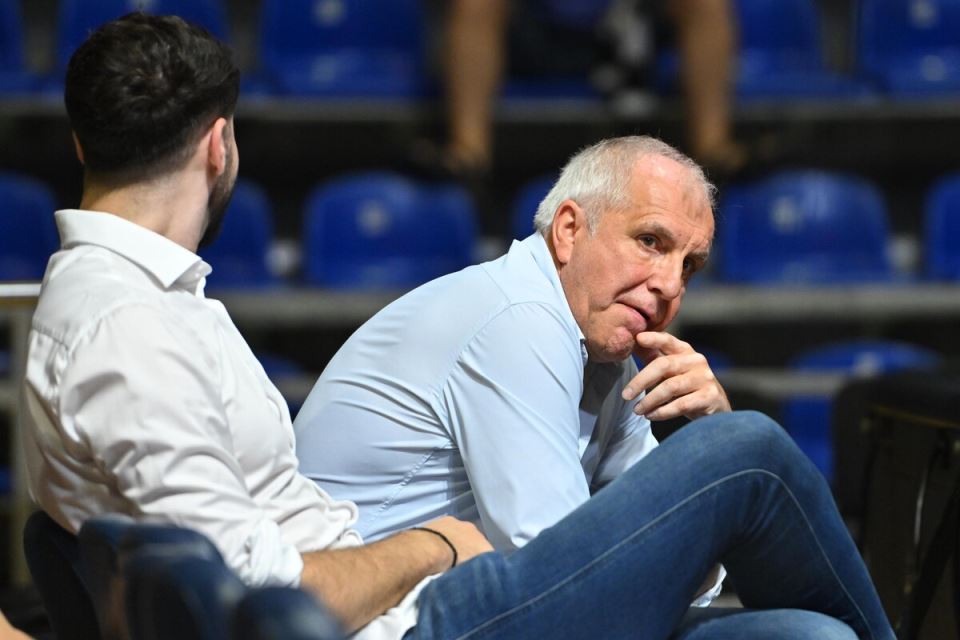 Željko Obradović na meču Partizan FMP