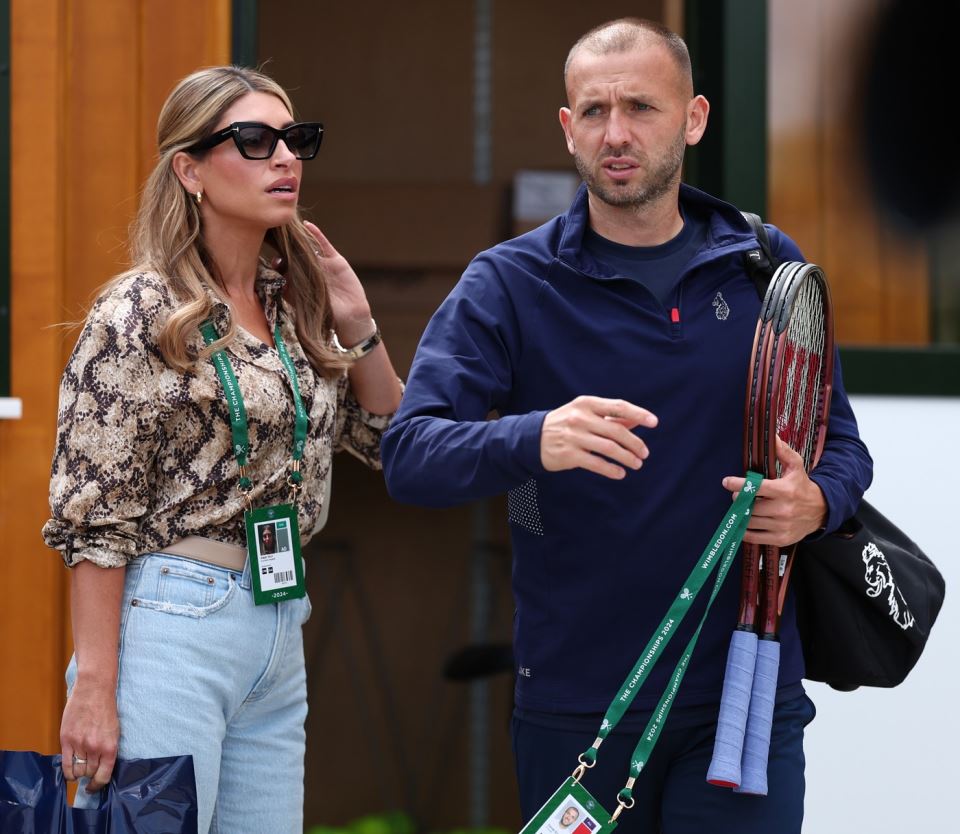 Den Evans i Lea na Vimbldonu