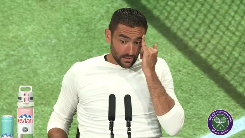 Marin Čilić na Vimbldonu.