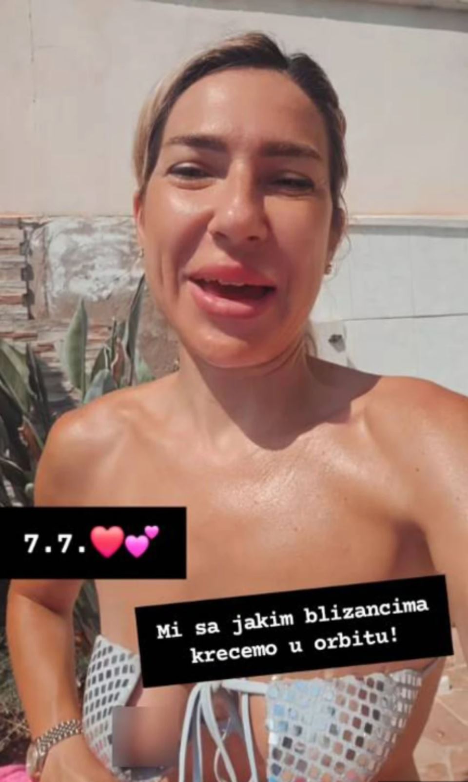 Jovani Jeremić ispala bradavica