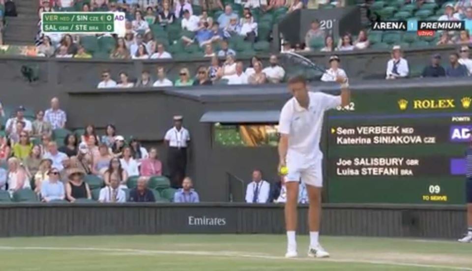 Sem Verbik servira na Vimbldonu