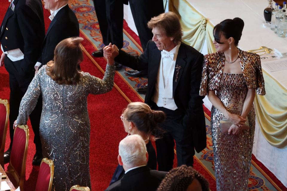 Mik Džeger sa verenicom Melani