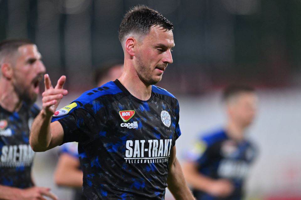 Miloš Vulić slavi gol u TSC