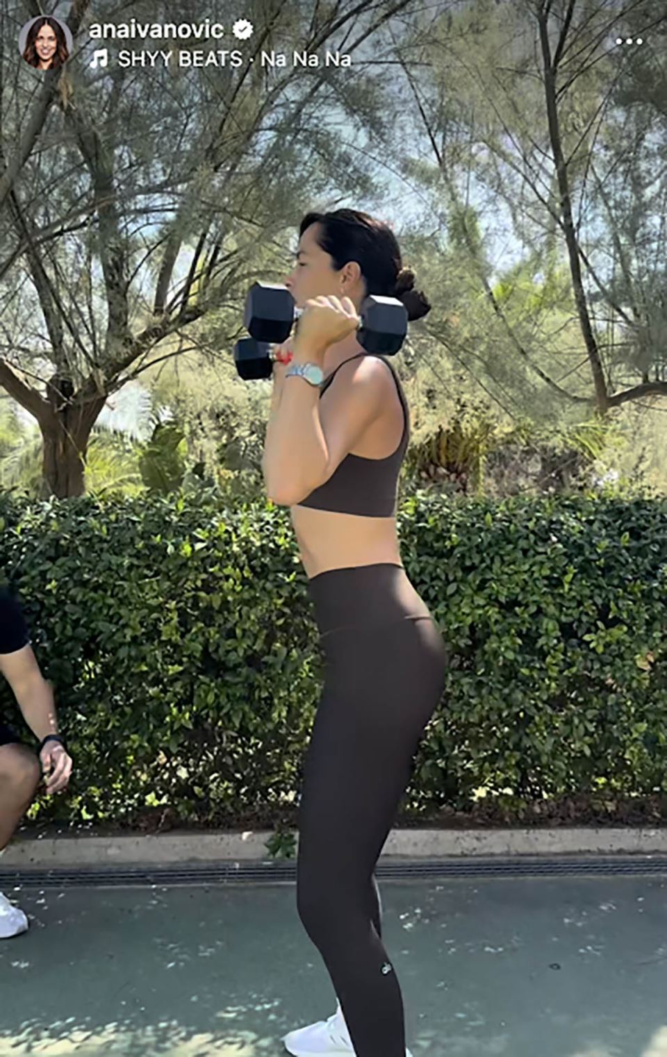 Ana Ivanović trening  (2).jpg