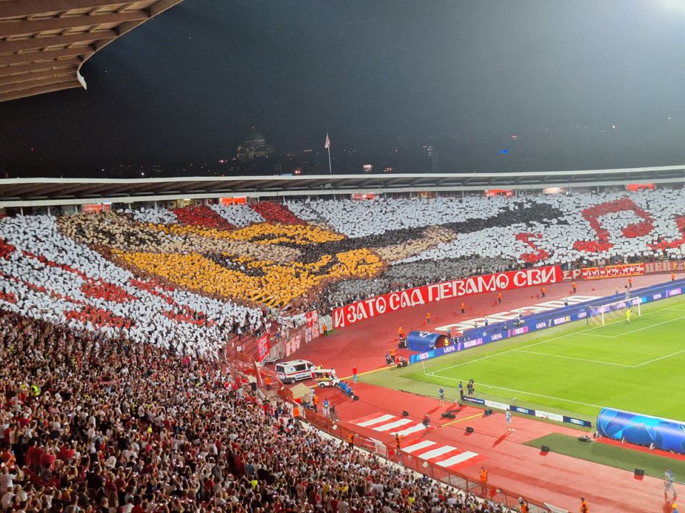 Koreografija Delija na Crvena zvezda Pafos