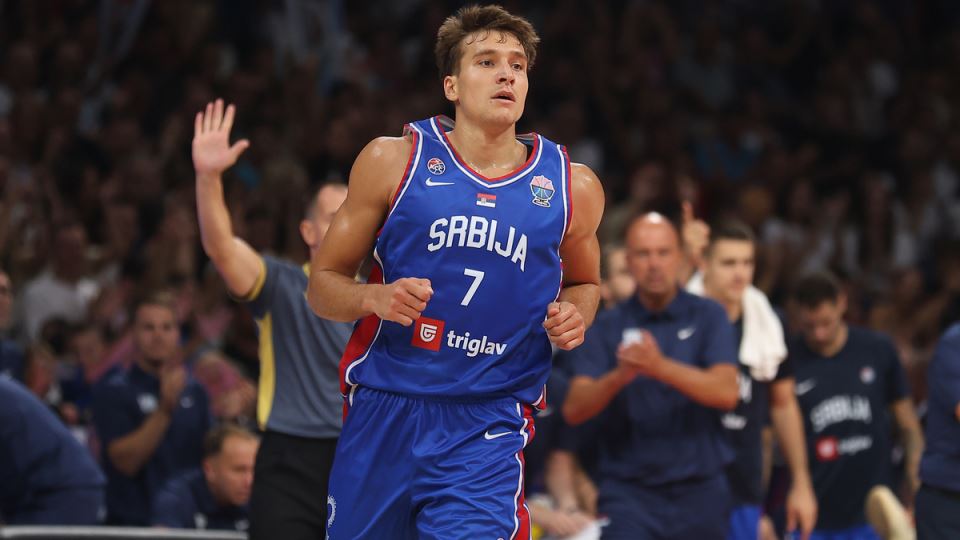 Bogdan Bogdanvić na utakmici Srbija Slovenija