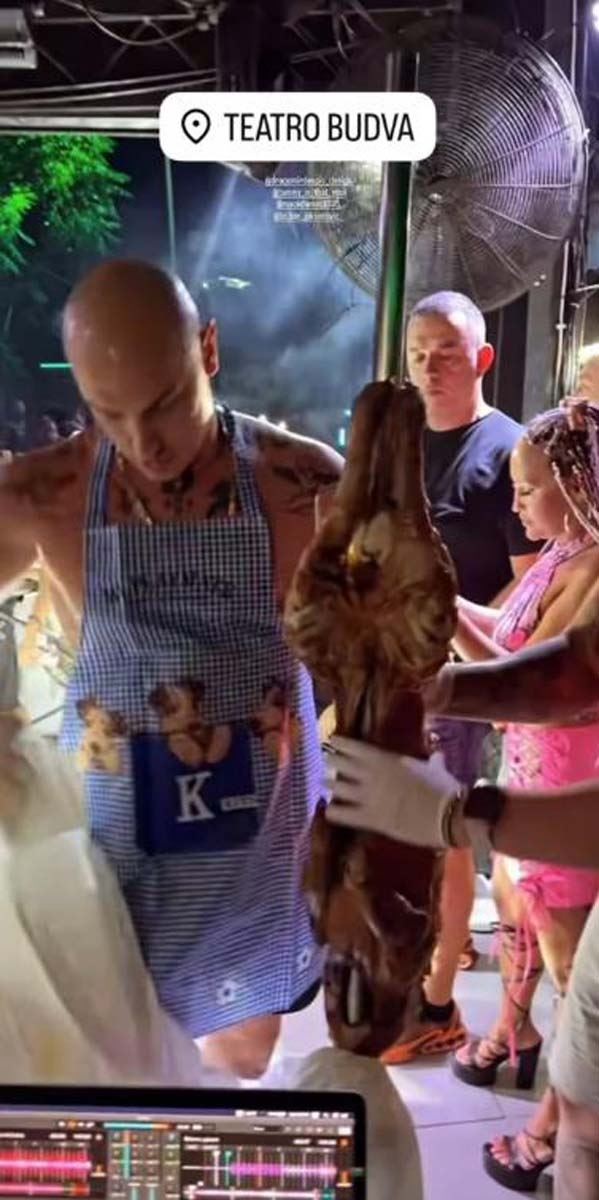 Desingerica jede jagnje na nastupu 1.jpg