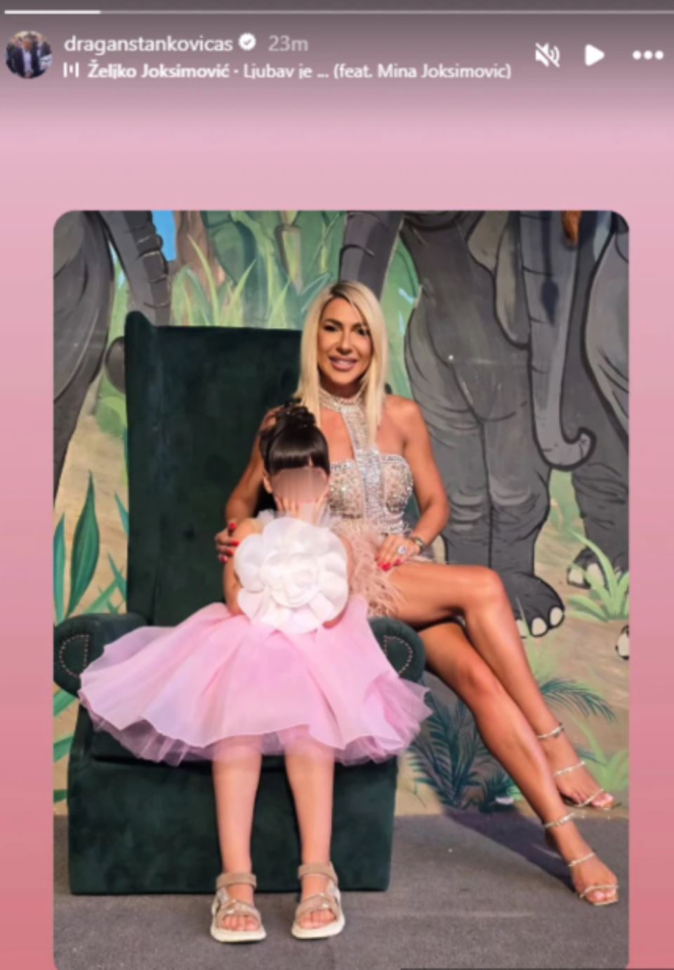 Jovana Jeremić sa ćerkom