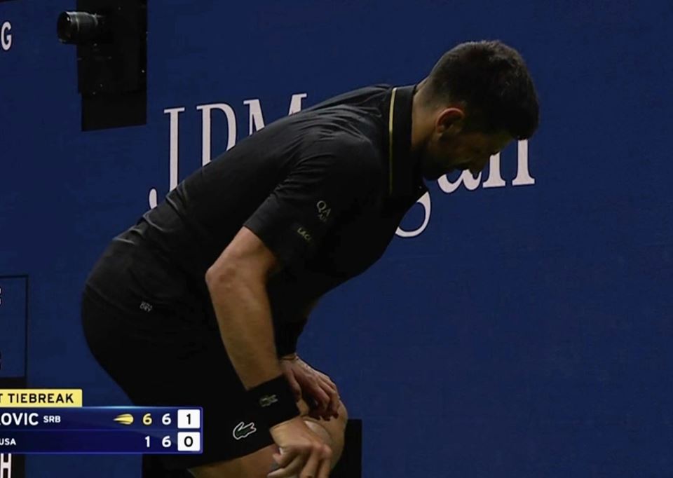 Novak povreda na US Openu