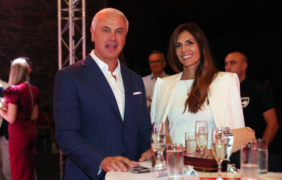 Zvezdan Terzić i Milica Marković na koktelu Zvezde