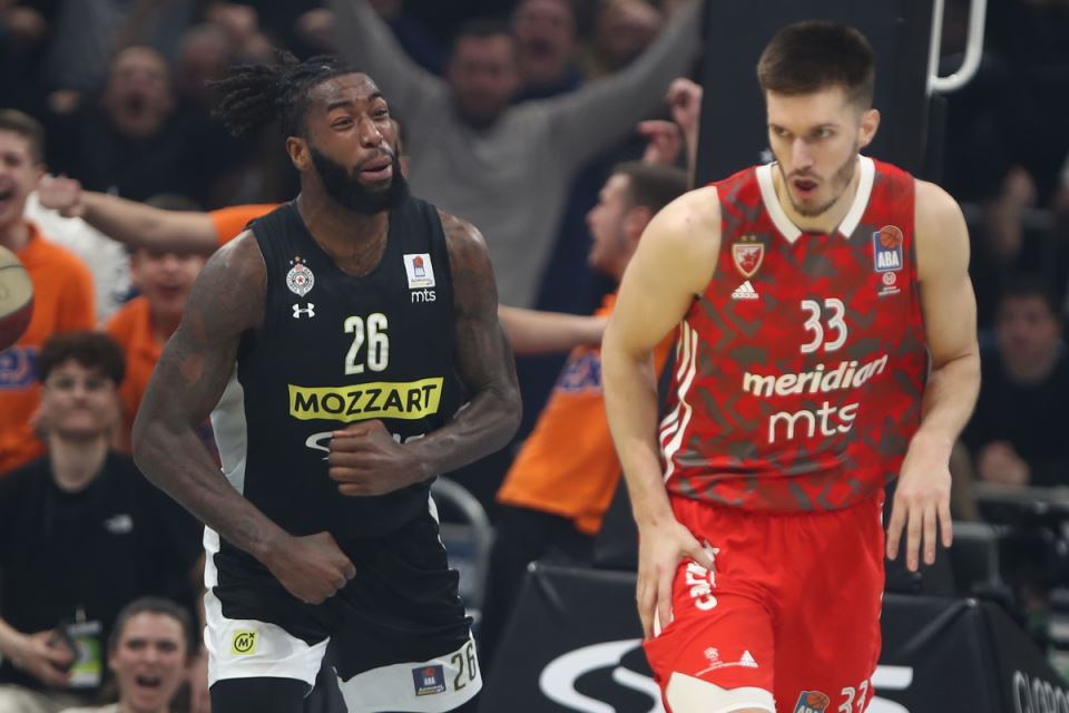 Matijas Lesor i Filip Petrušev tuča na derbiju Zvezda Partizan