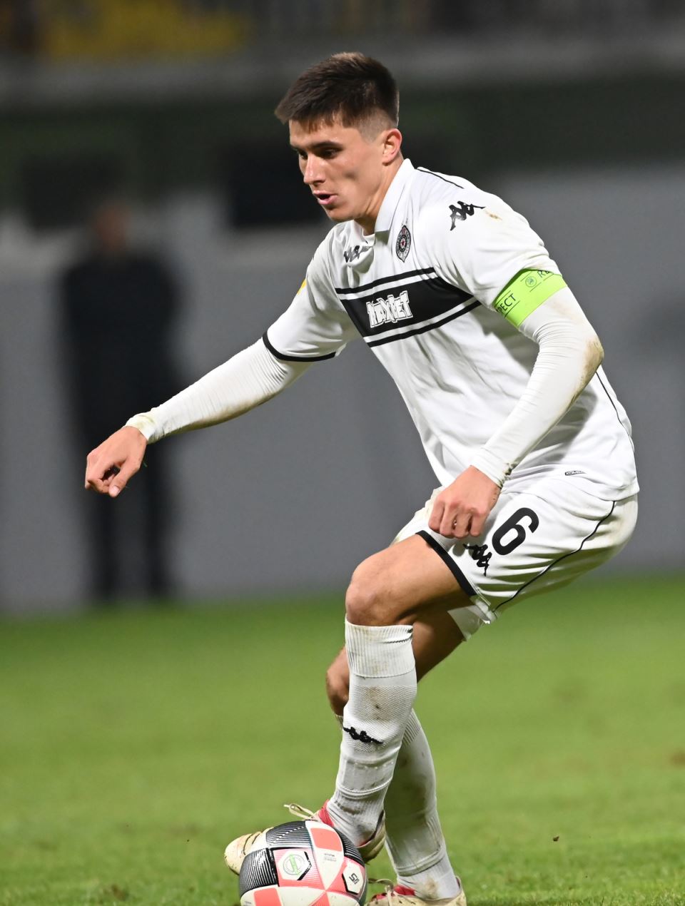 Vanja Dragojević kao kapiten Partizana