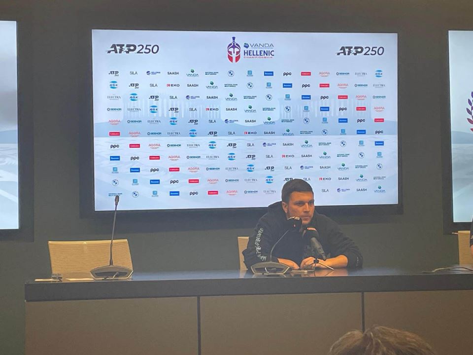 Miomir Kecmanović, konferencija u Atini