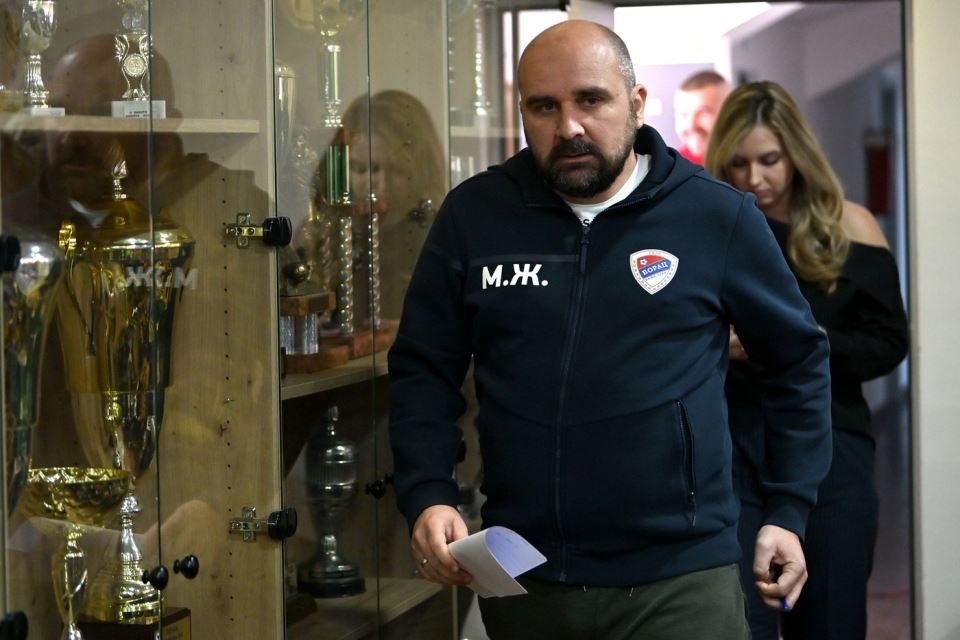 Mladen Žižović na konferenciji za medije