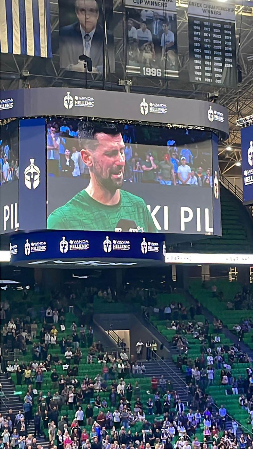 Novak Ðoković plače zbog Nikole Pilića