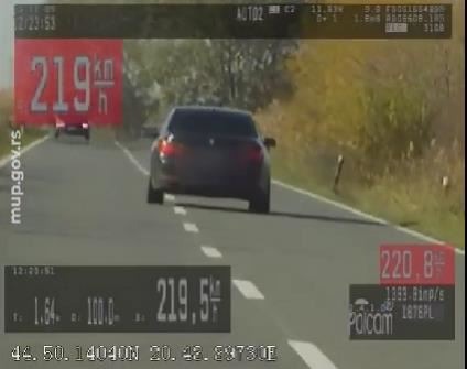 Vozio 230 na sat kod Pančeva