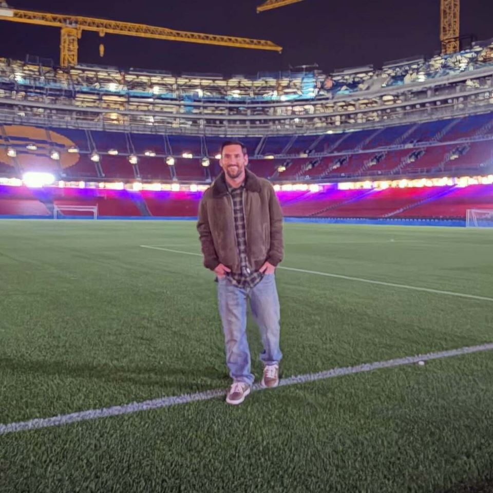 Lionel Mesi došao noću na novi stadion Barselone