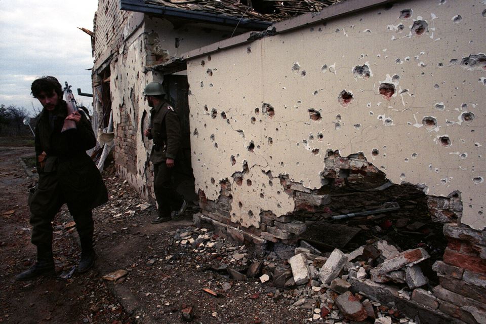 Detalji iz rata u Vukovaru 1991. godine.