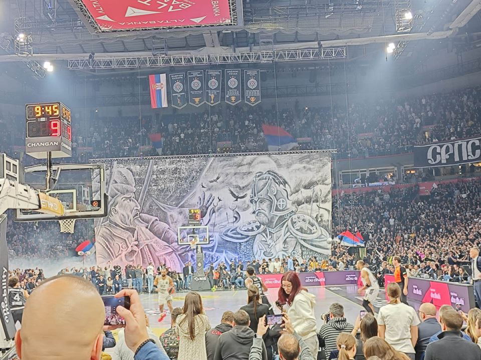 Koreografija Grobara Miloš Obilić ubija sultana Murata