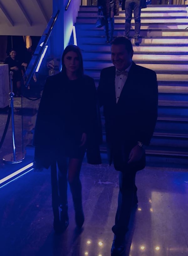 Vlado Georgiev sa suprugom