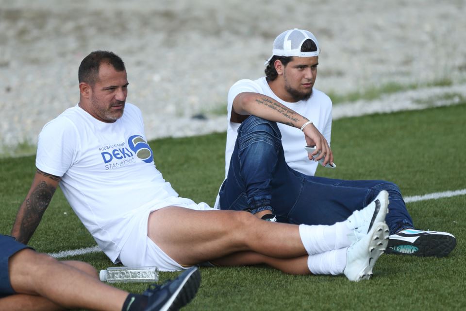 Dejan Stanković i sin Filip Stanković na treningu kampa Deki 5
