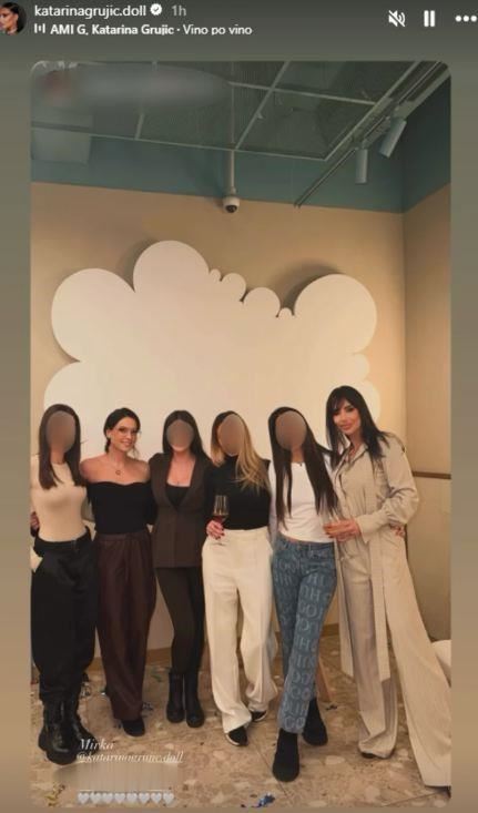 Mirka Vasiljević na slavlju Katarine Grujić