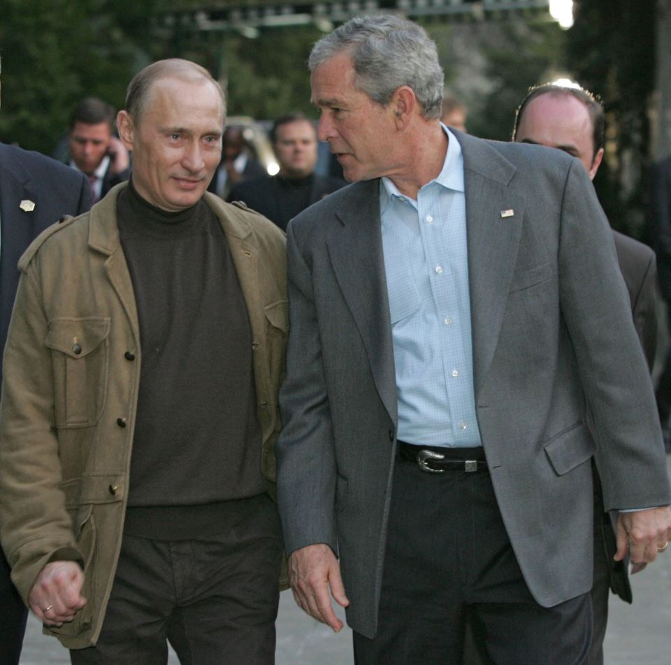 Džordž Buš i Vladimir Putin